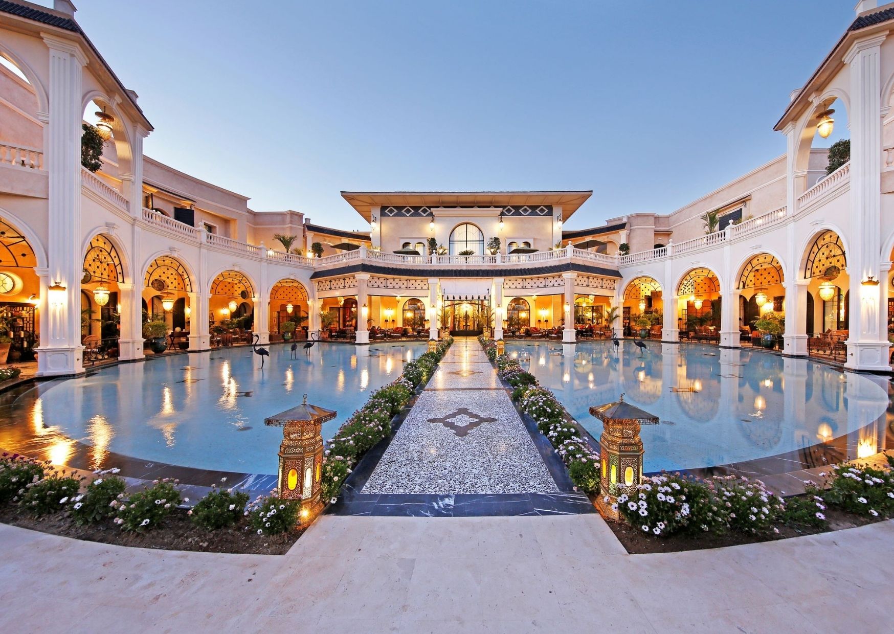 hotel 5 etoiles marrakech I marrakech palais ronsard relais & chateaux piscine