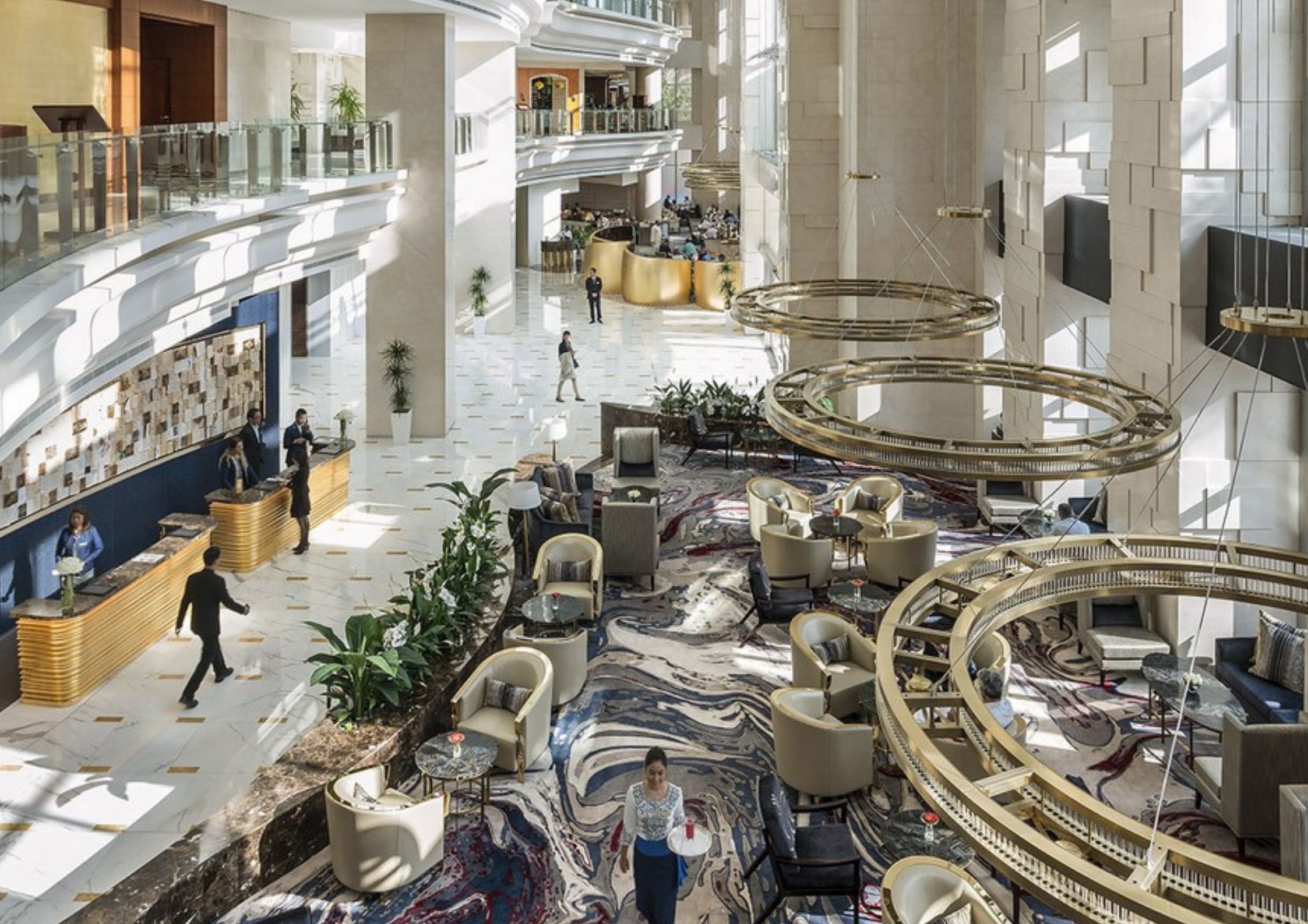 hotel 5 etoiles Dubai I shangri la lobby