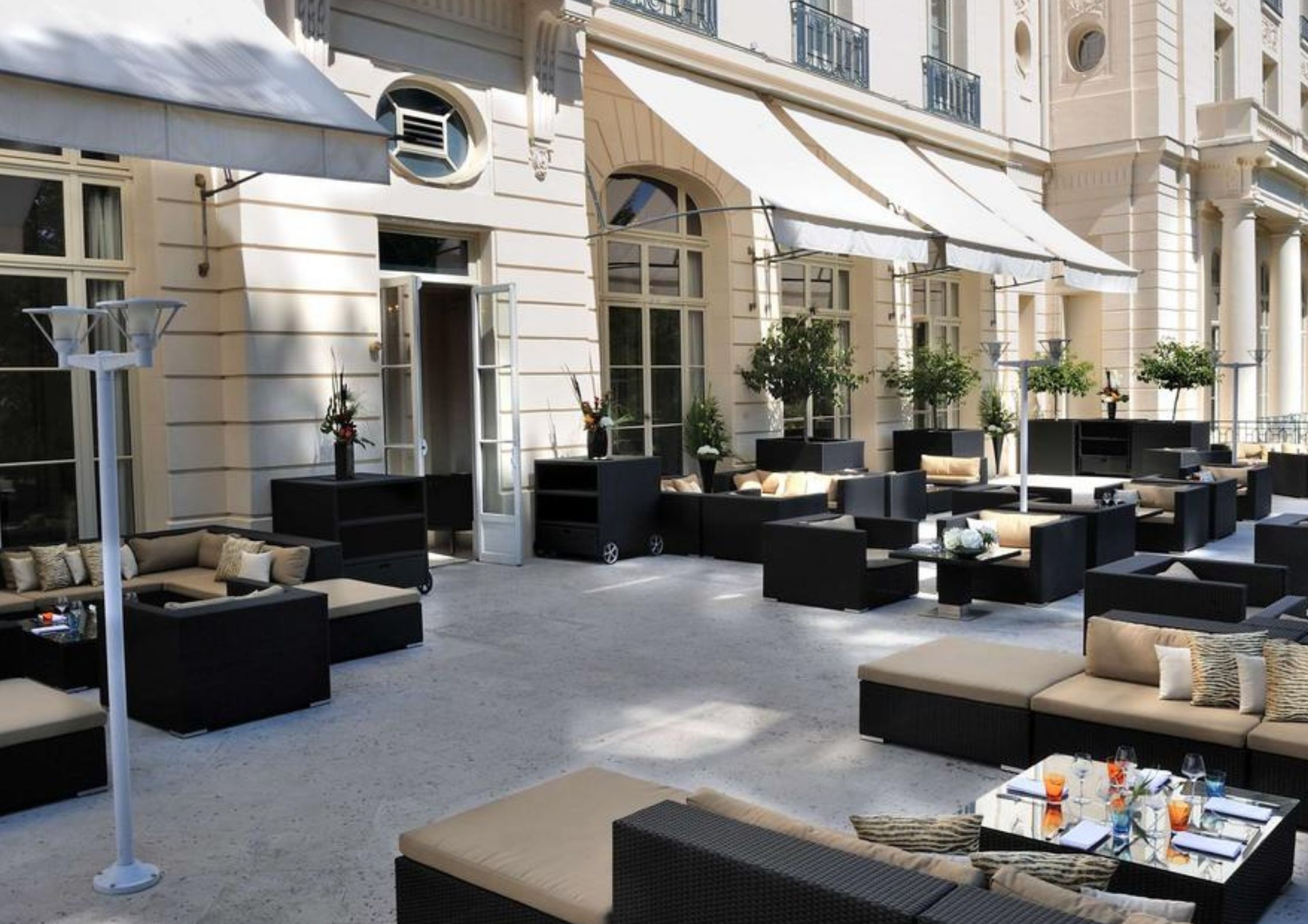 hotel 5 etoiles spa I trianon palace waldorf astoria terrasse