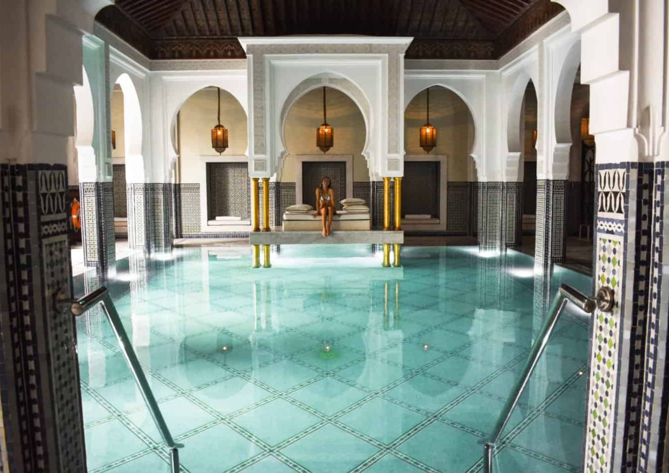 mamounia marrakech piscine - hotel 5 etoiles