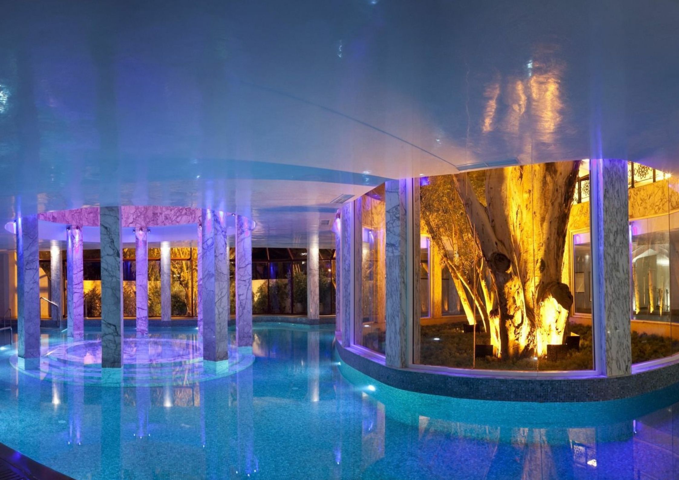 Es Saadi Marrakech patio - Palace piscine - hotel 5 etoiles
