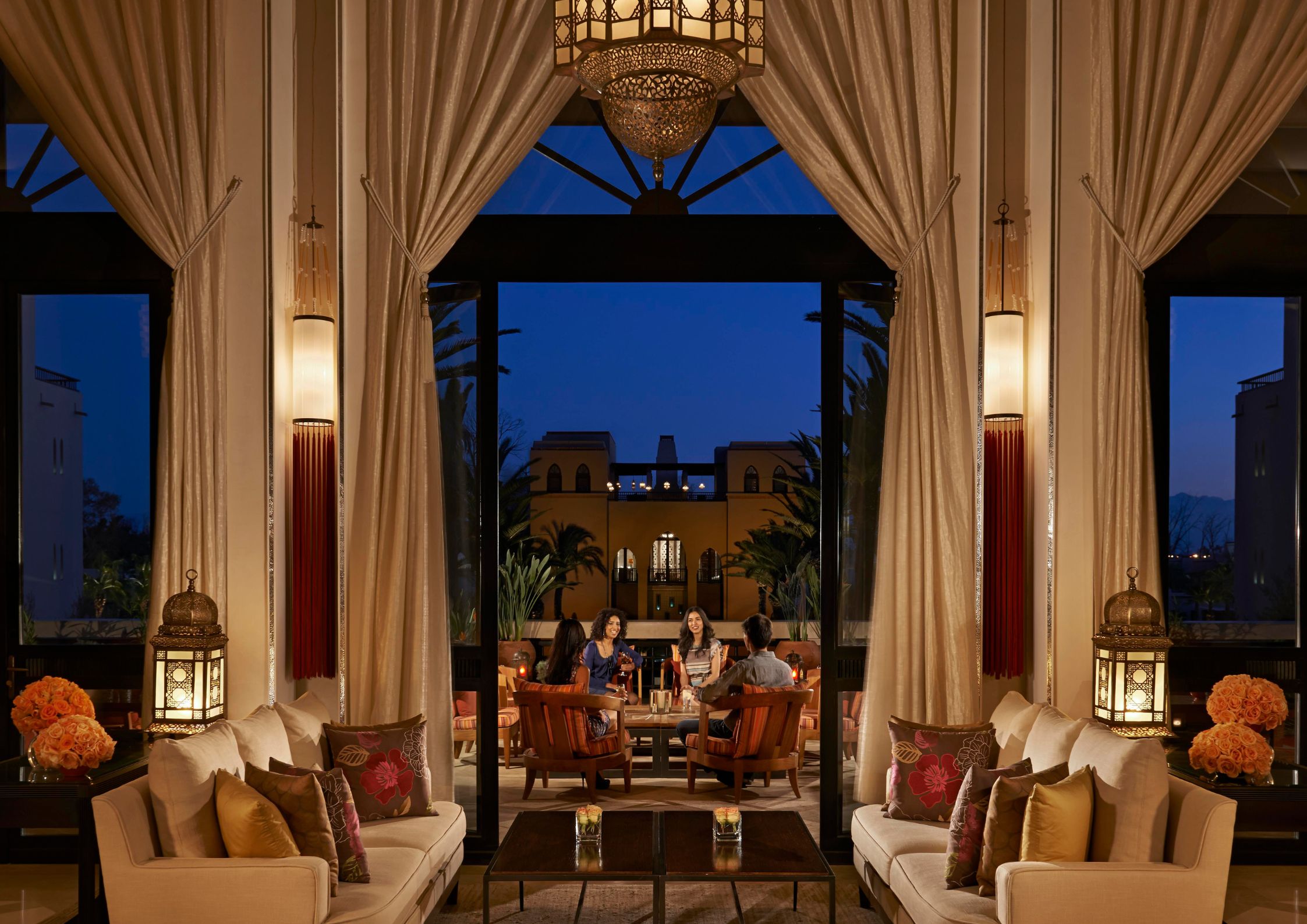 Four seasons resort marrakech salon- hotel5 etoiles