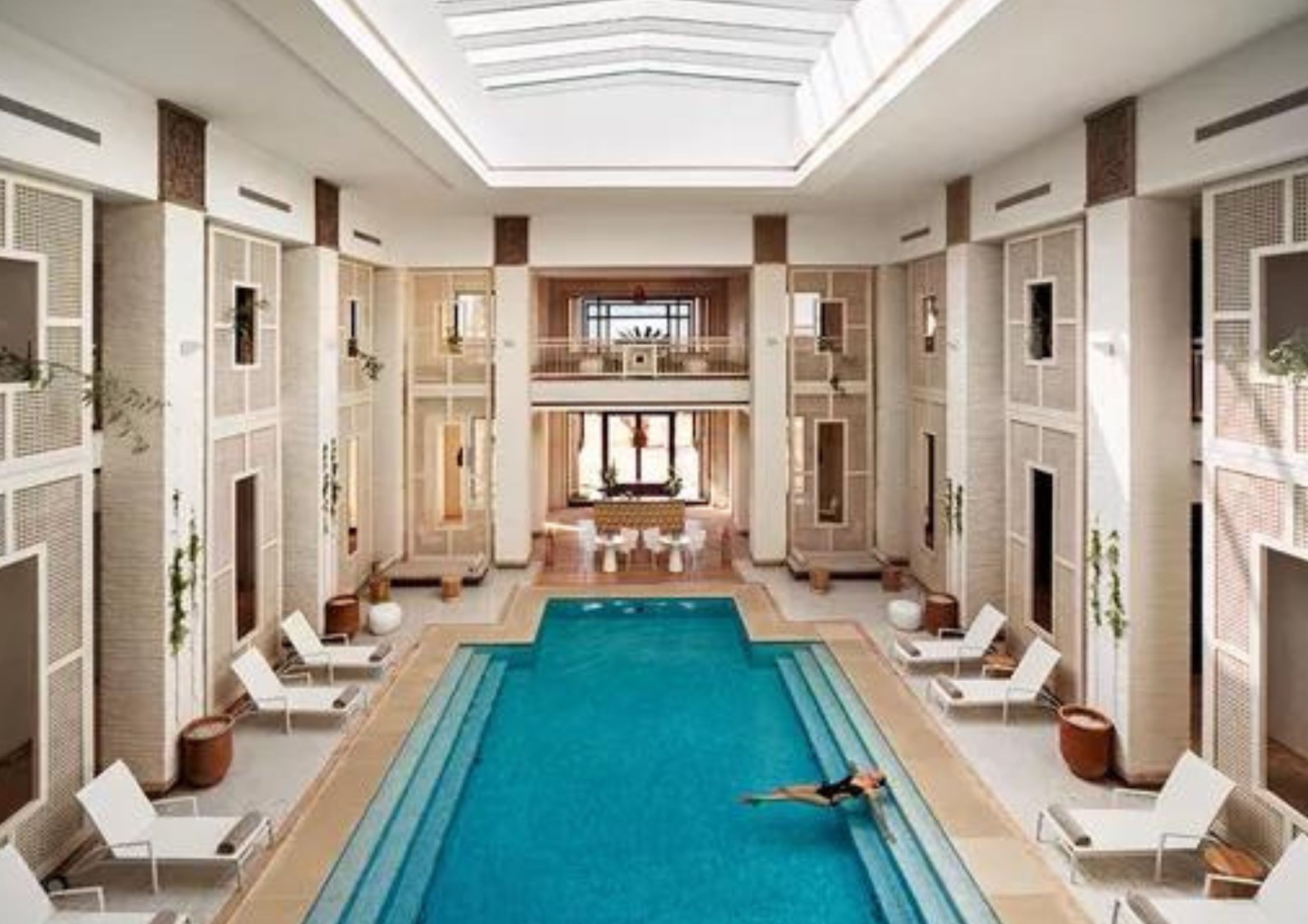 fairmont marrakech piscine- hotel 5 etoiles