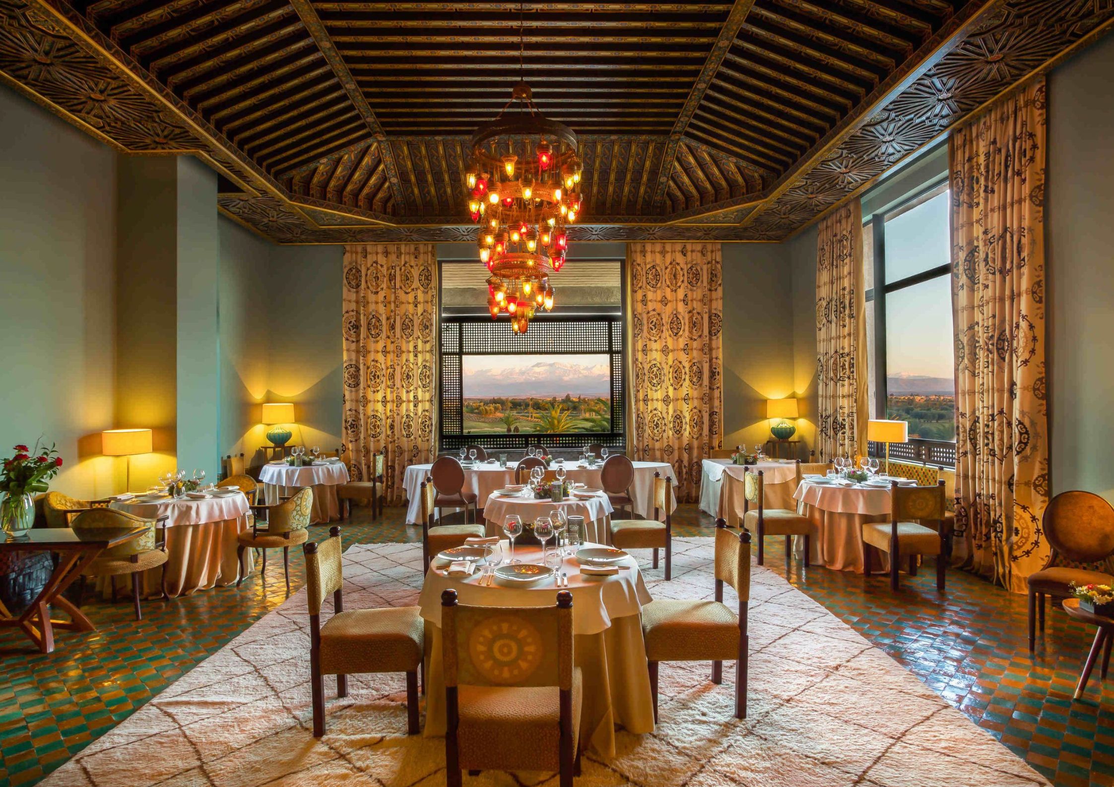 fairmont marrakech restaurant- hotel 5 etoiles