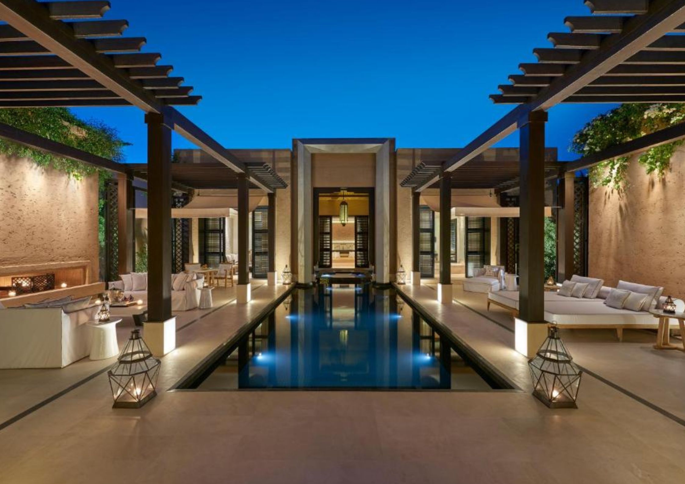 mandarin oriental marrakech piscine - hotel 5 etoiles