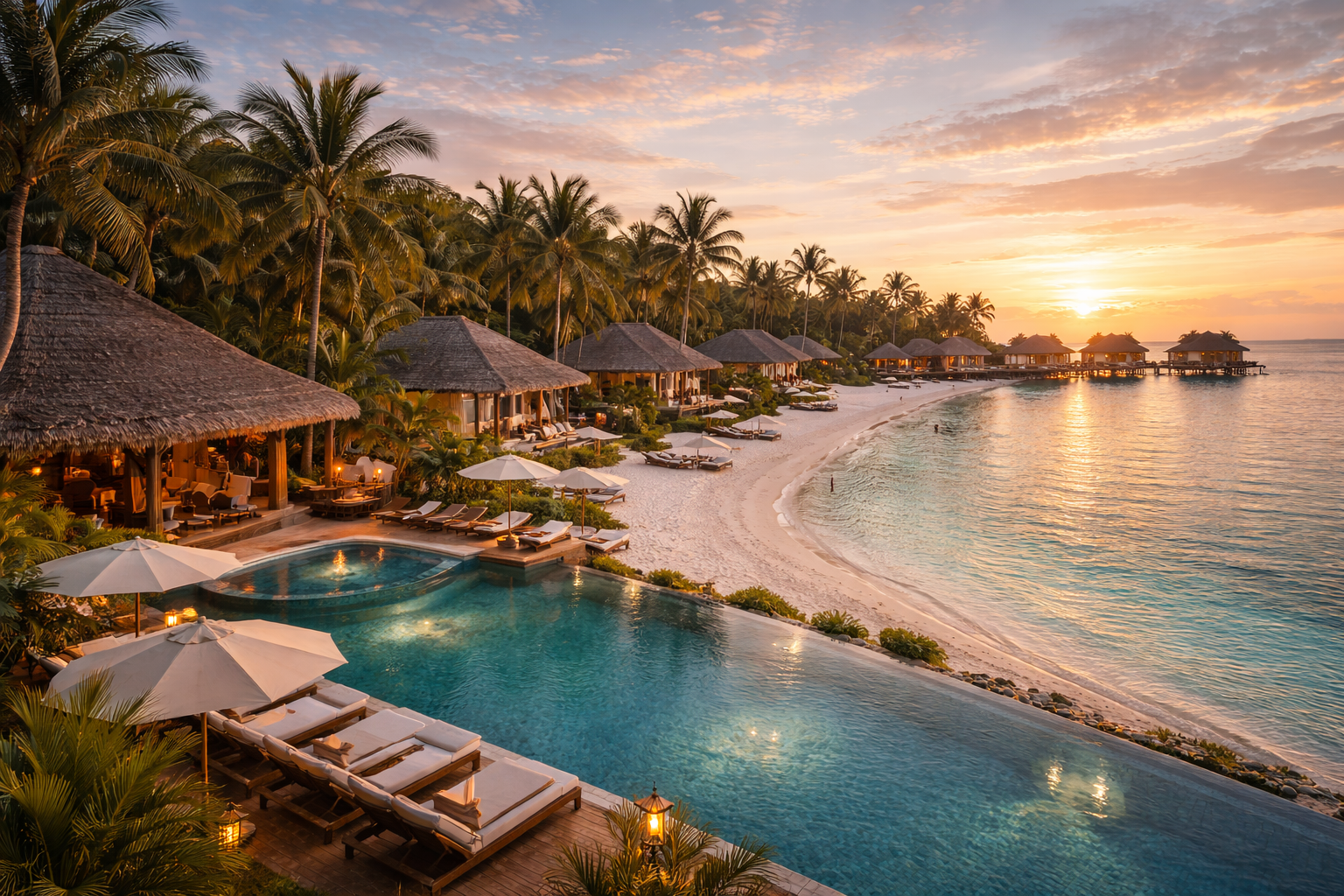 Resort de luxe plage