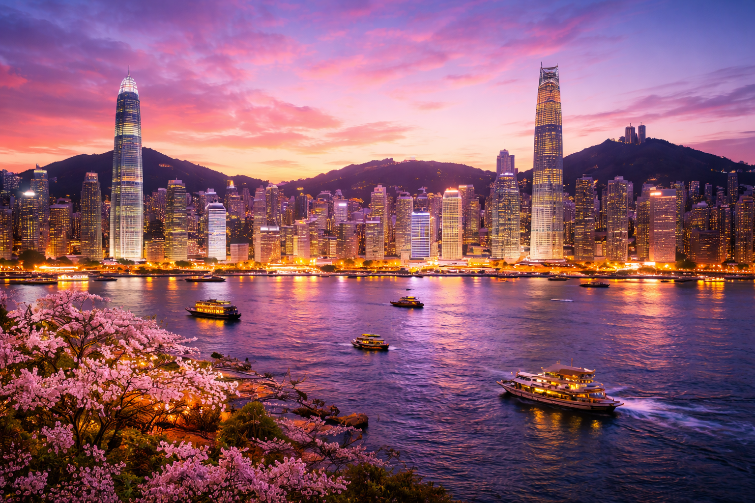 Hôtel 5 étoiles à Hong Kong avec vue sur Victoria Harbour