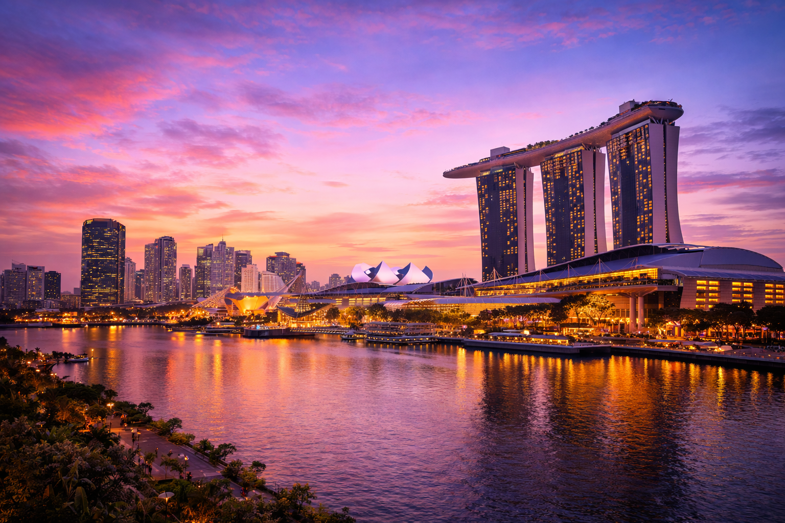 Hôtel 5 étoiles à Singapour avec vue sur Marina Bay