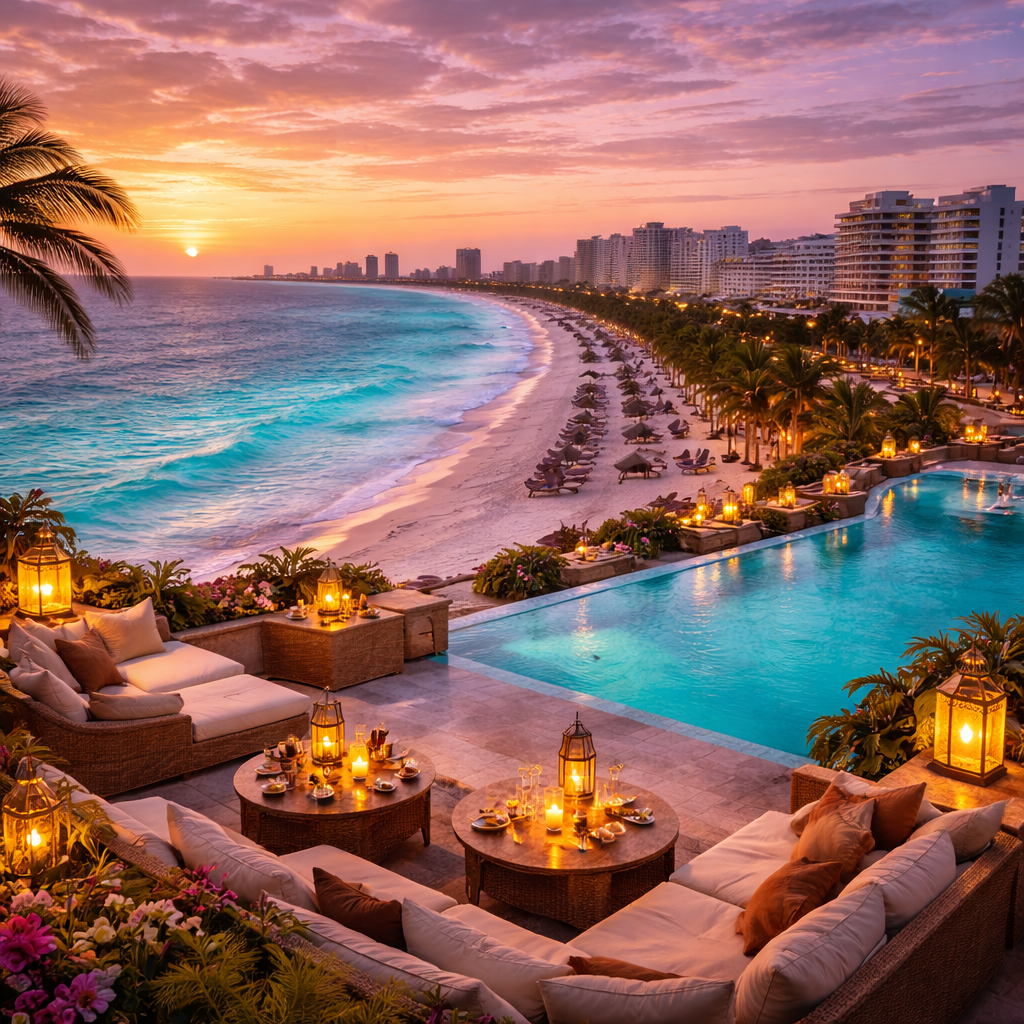 Resort 5 étoiles à Cancún en bord de mer