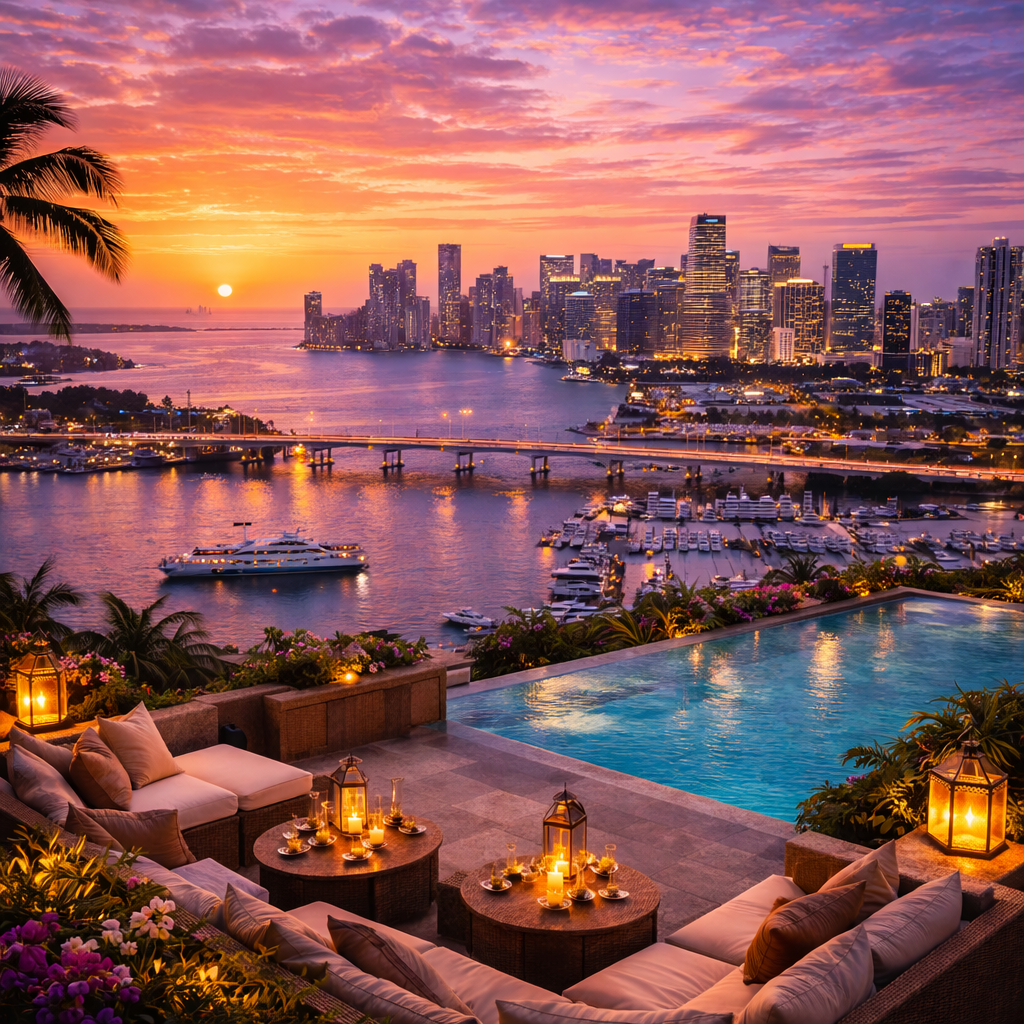 Resort 5 étoiles à Miami en bord de mer