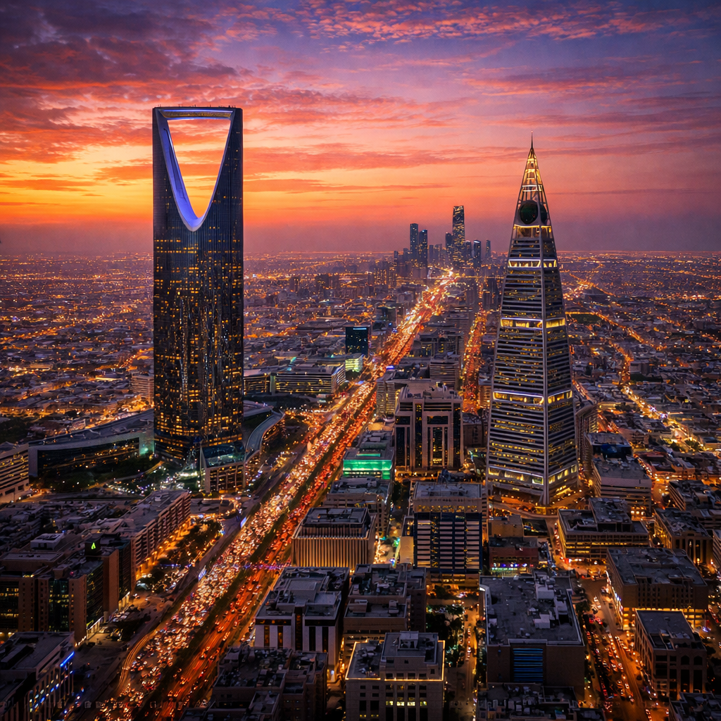 Hôtel 5 étoiles à Riyad avec architecture contemporaine et luxe moderne