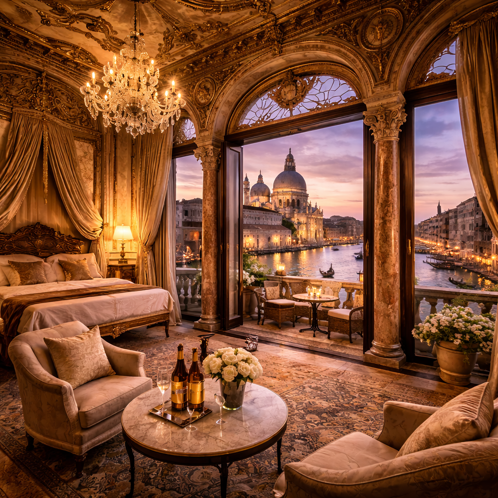 Hôtel 5 étoiles à Venise dans un palais vénitien Renaissance