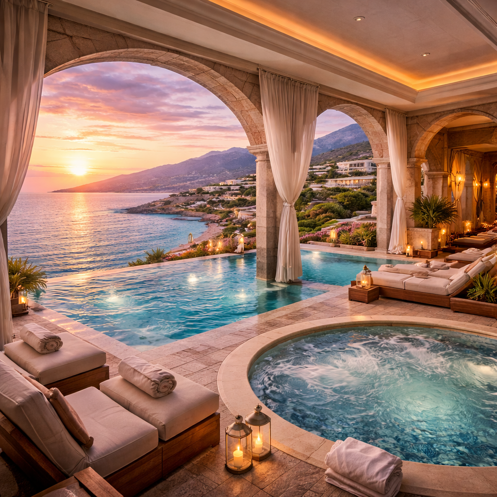 Hôtel 5 étoiles en Crète avec spa de luxe et vue sur la mer