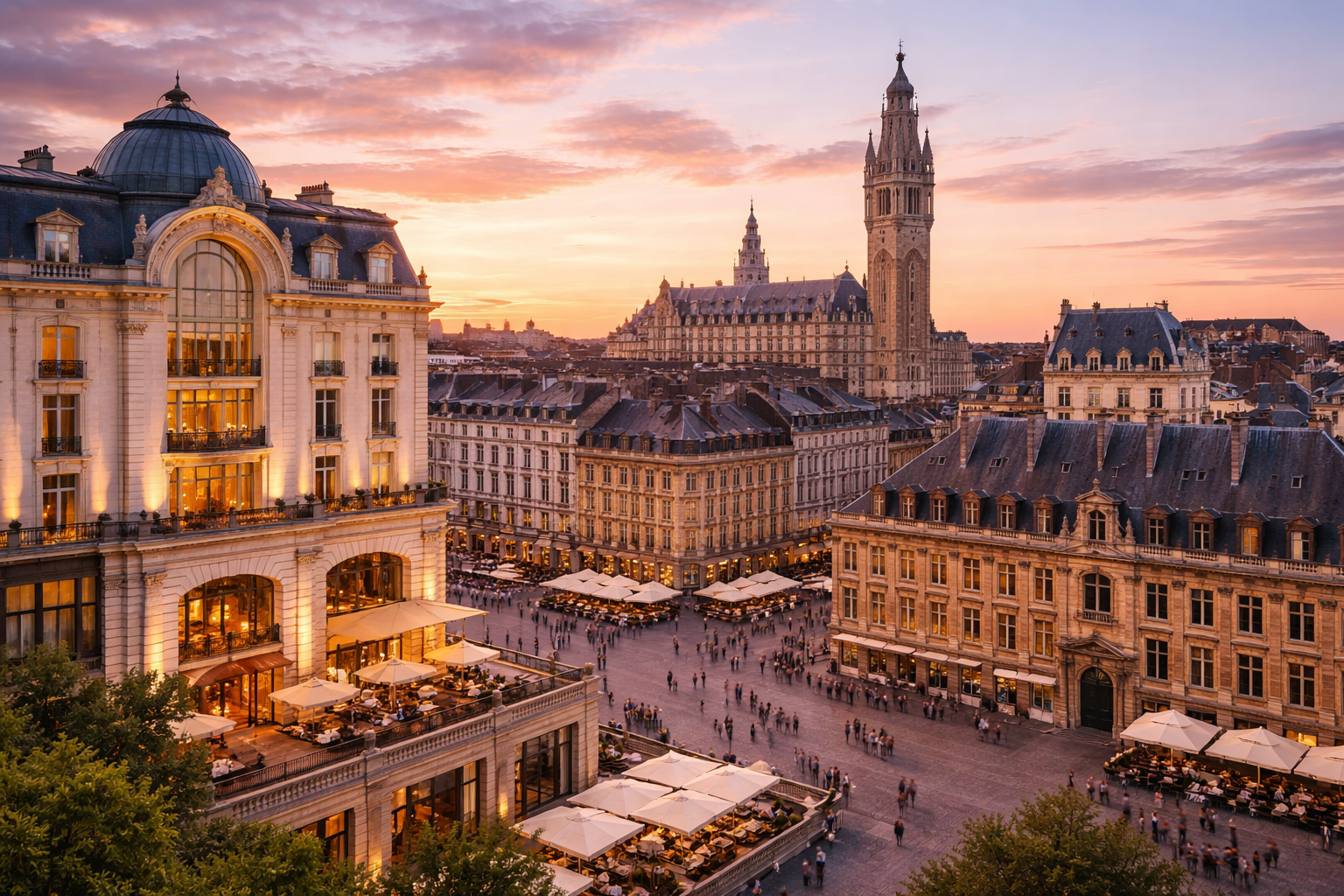 Hôtels 5 étoiles à Lille avec architecture flamande et ambiance élégante