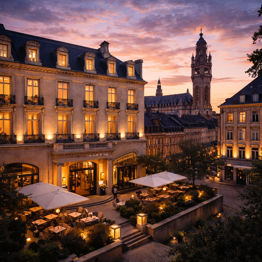 Hôtel 5 étoiles à Lille calme et raffiné idéal pour séjour affaires ou détente