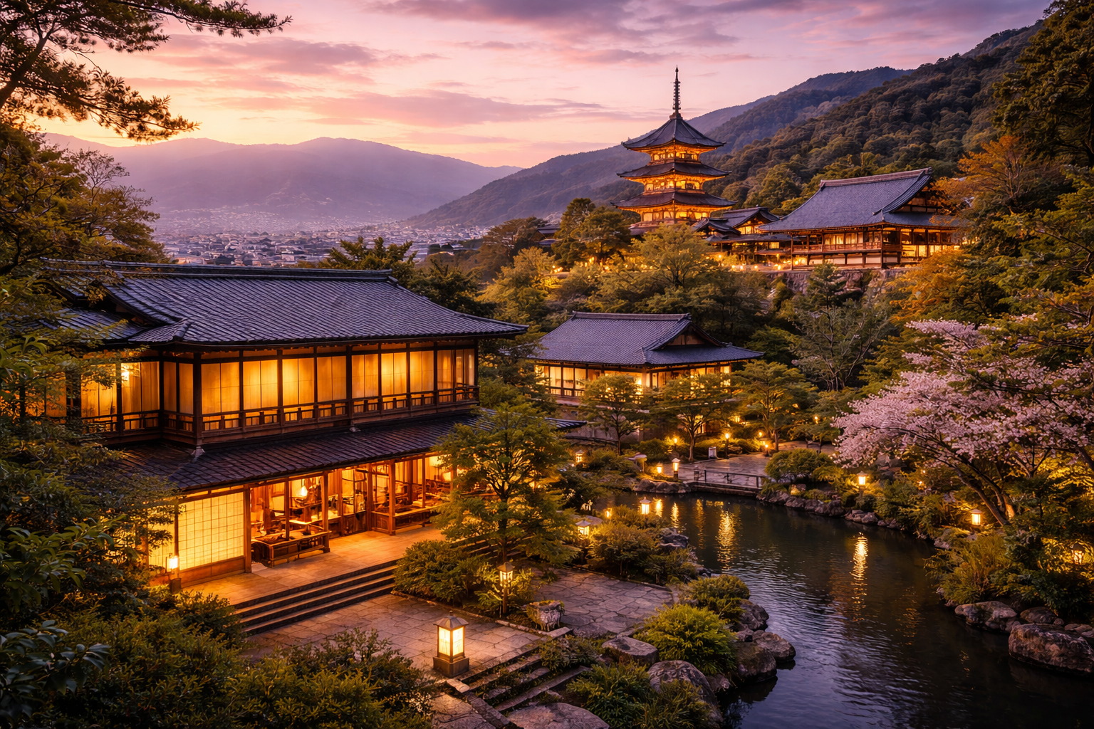 Hôtels 5 étoiles à Kyoto entre temples traditionnels et raffinement japonais