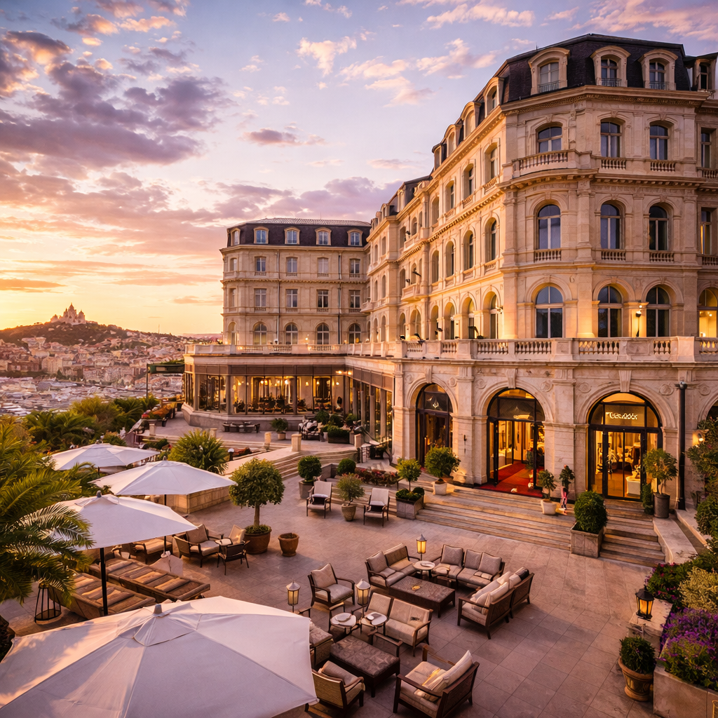 Hôtel 5 étoiles à Marseille dans un bâtiment historique rénové
