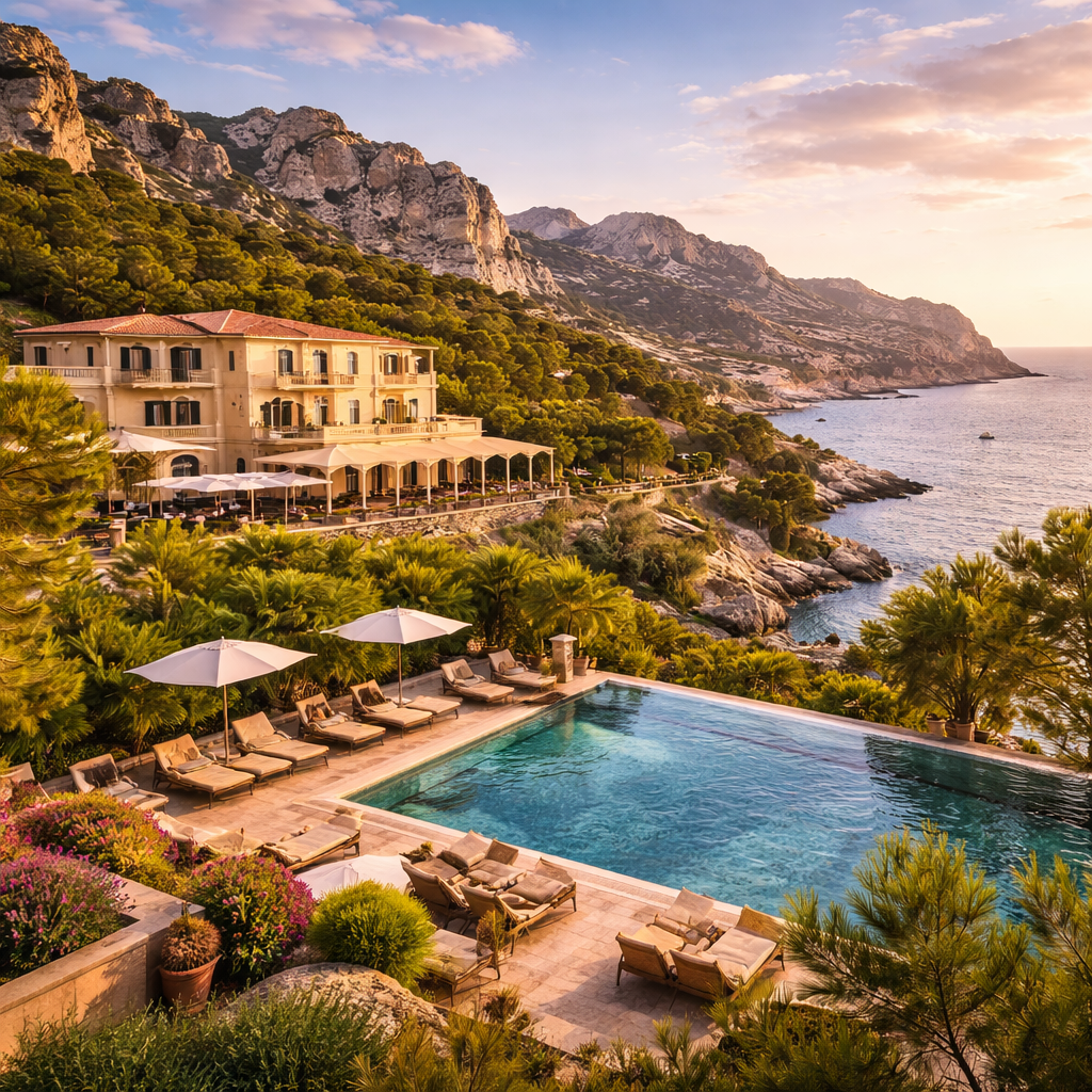 Hôtel 5 étoiles à Marseille proche des Calanques dans un cadre naturel