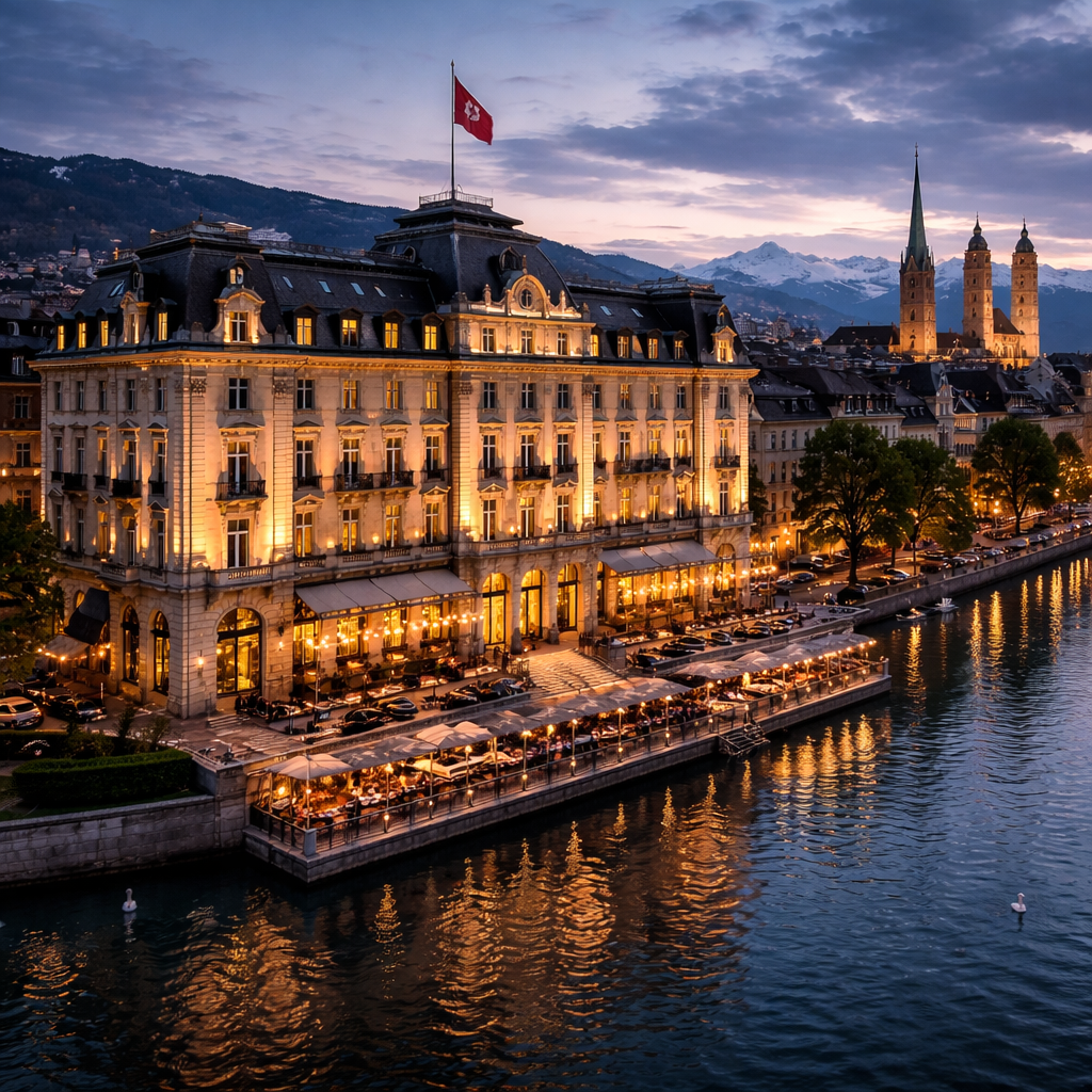 Hôtel 5 étoiles de luxe à Zurich dans le centre-ville