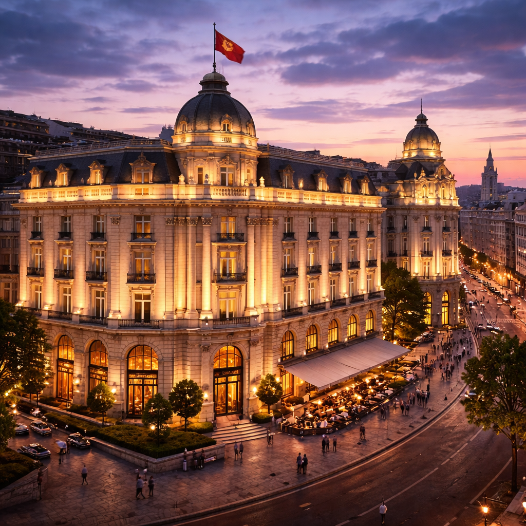 Hôtel 5 étoiles de luxe à Madrid dans le centre historique
