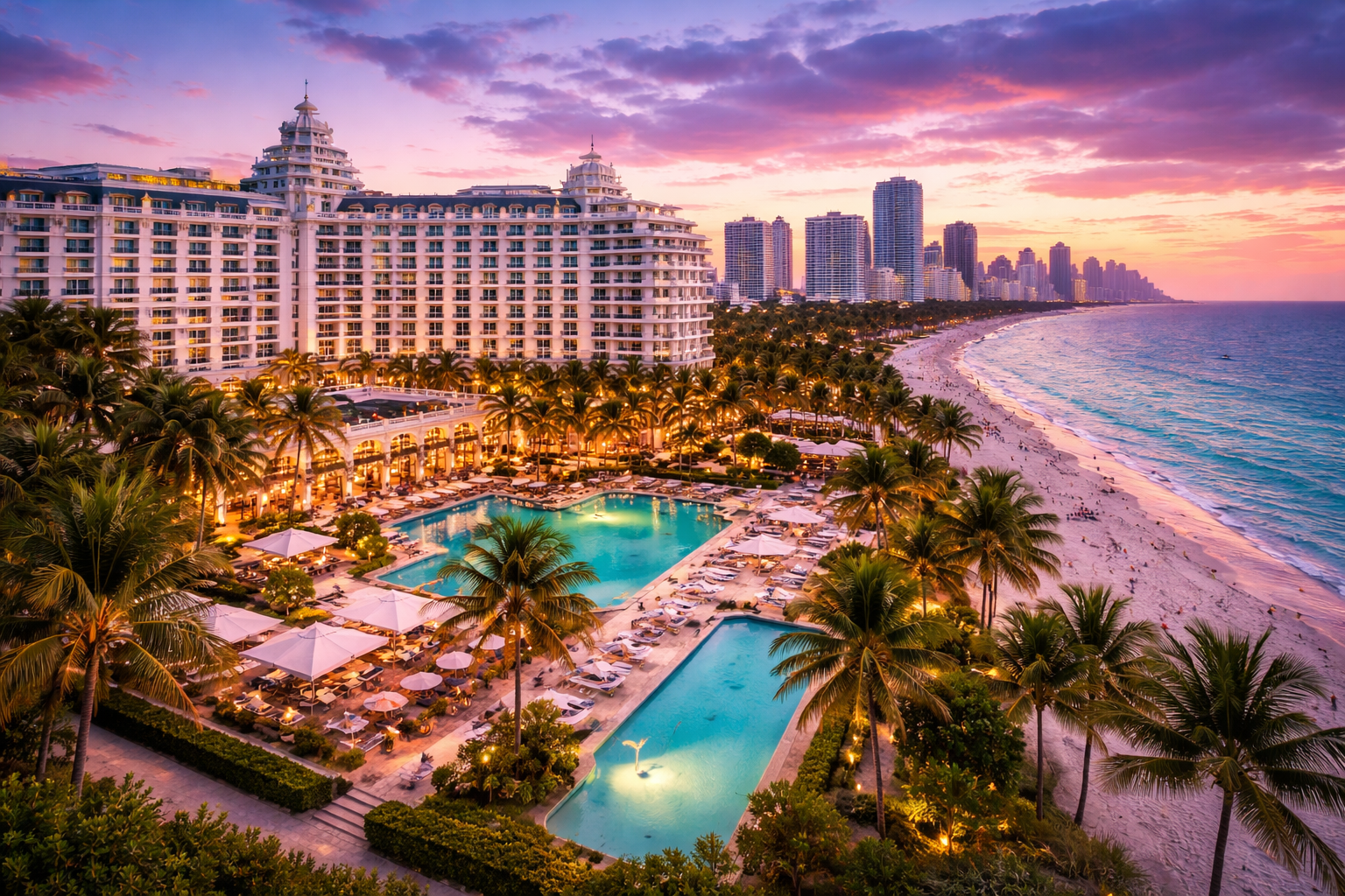 Hôtel 5 étoiles à Miami, palace de luxe en bord de mer