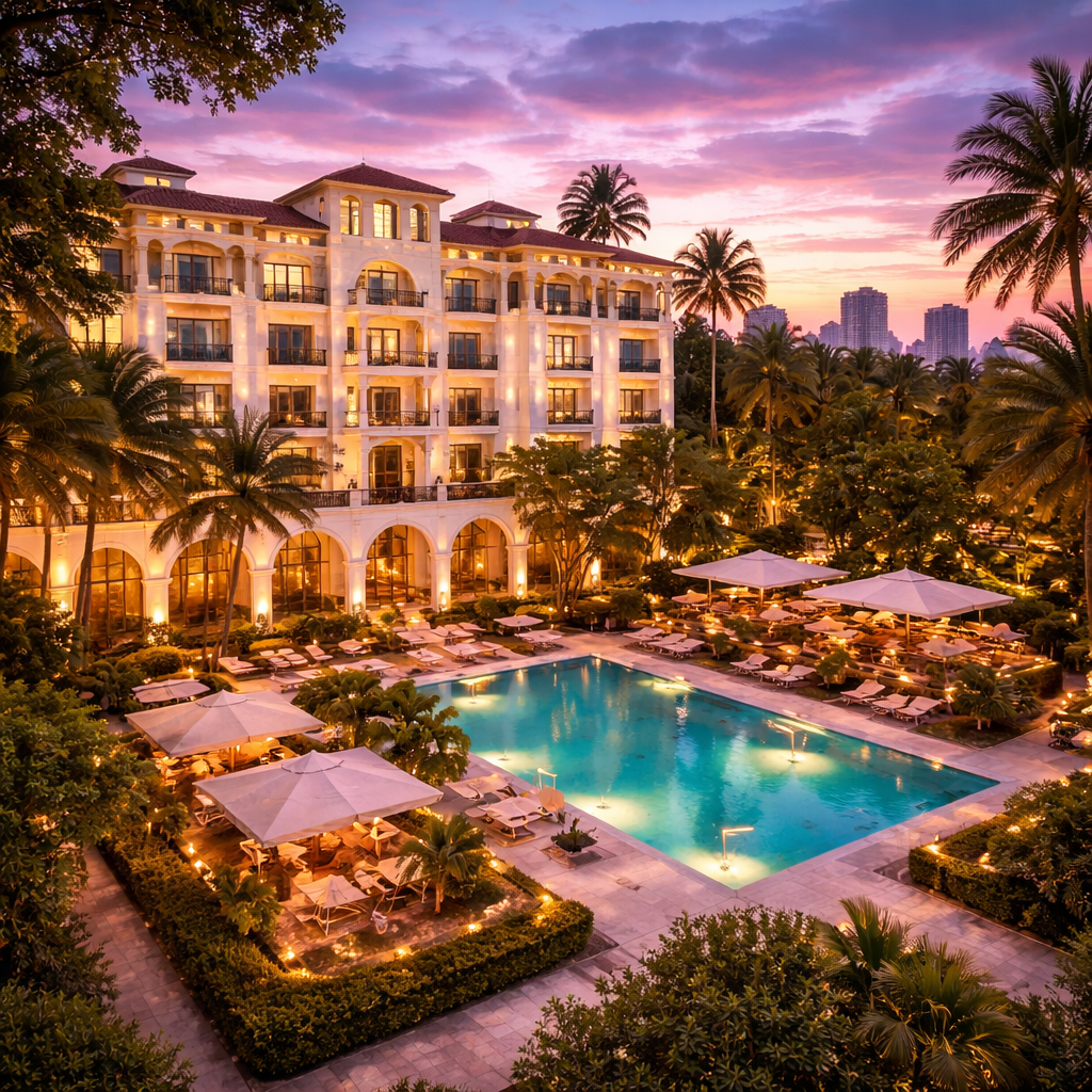 Hôtel 5 étoiles calme et élégant à Miami