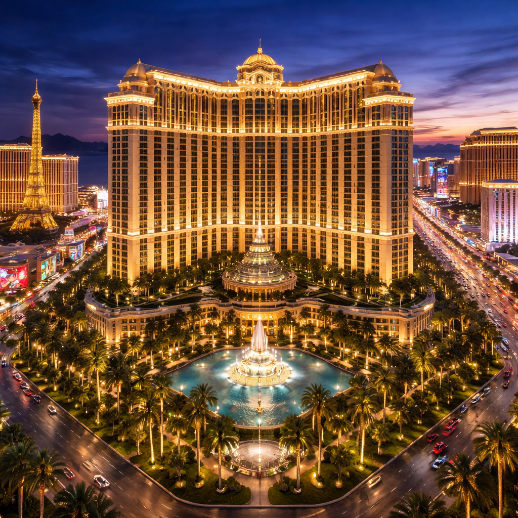 Hôtel 5 étoiles de luxe à Las Vegas sur le Strip