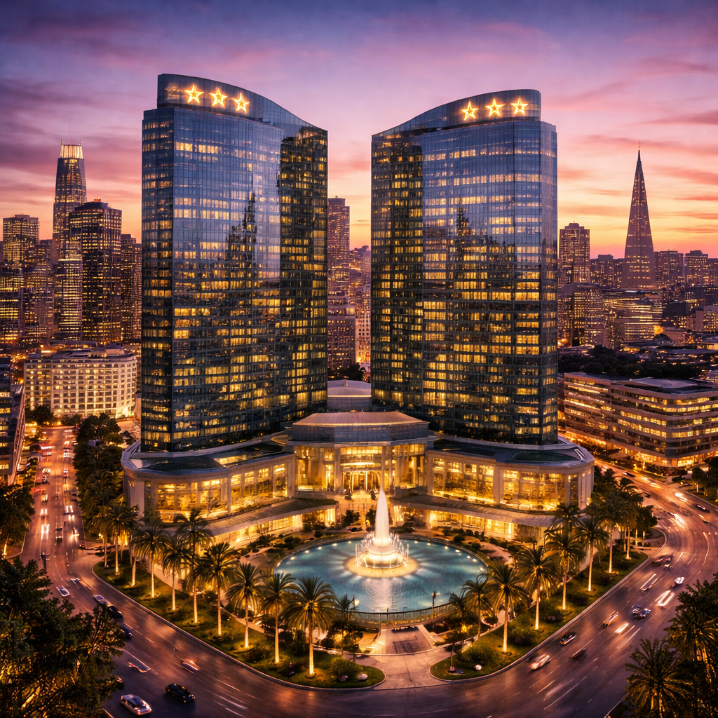 Hôtel 5 étoiles moderne à San Francisco centre-ville