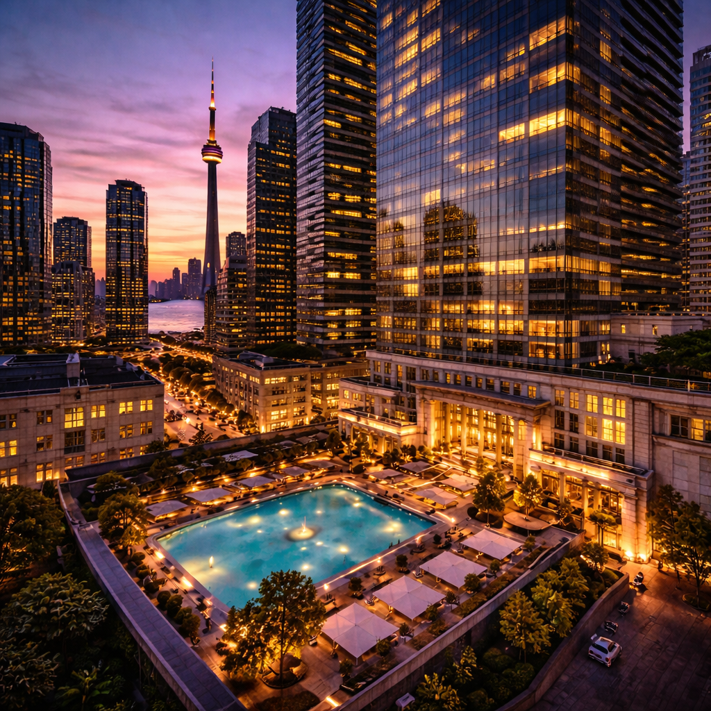 Hôtel 5 étoiles à Toronto avec vue sur la skyline