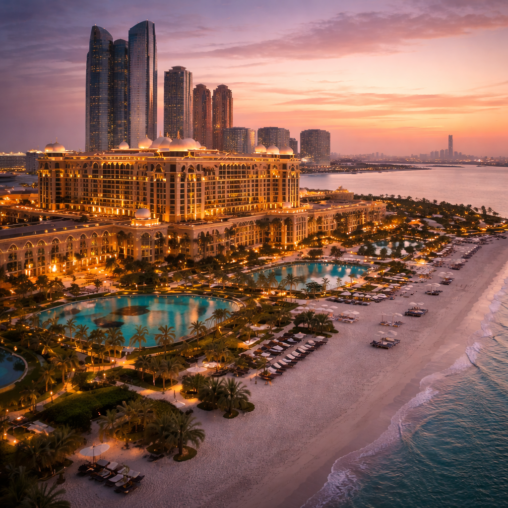 Palace 5 étoiles à Abu Dhabi avec plage privée