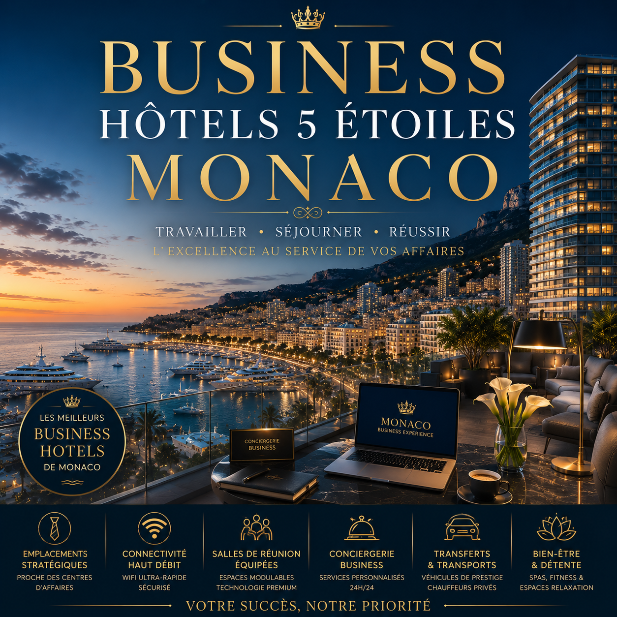 Business hotels luxe Monaco
