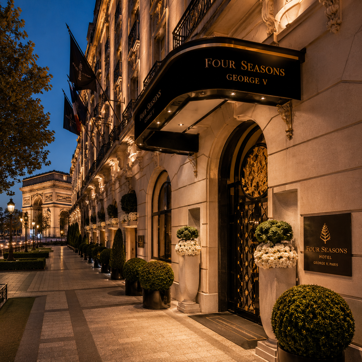 Four Seasons George V Paris hôtel prestige