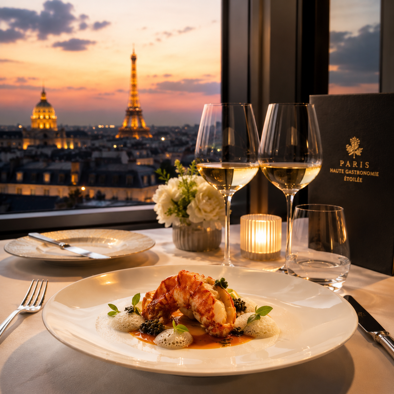 Gastronomie 5 étoiles Paris table de chef luxe