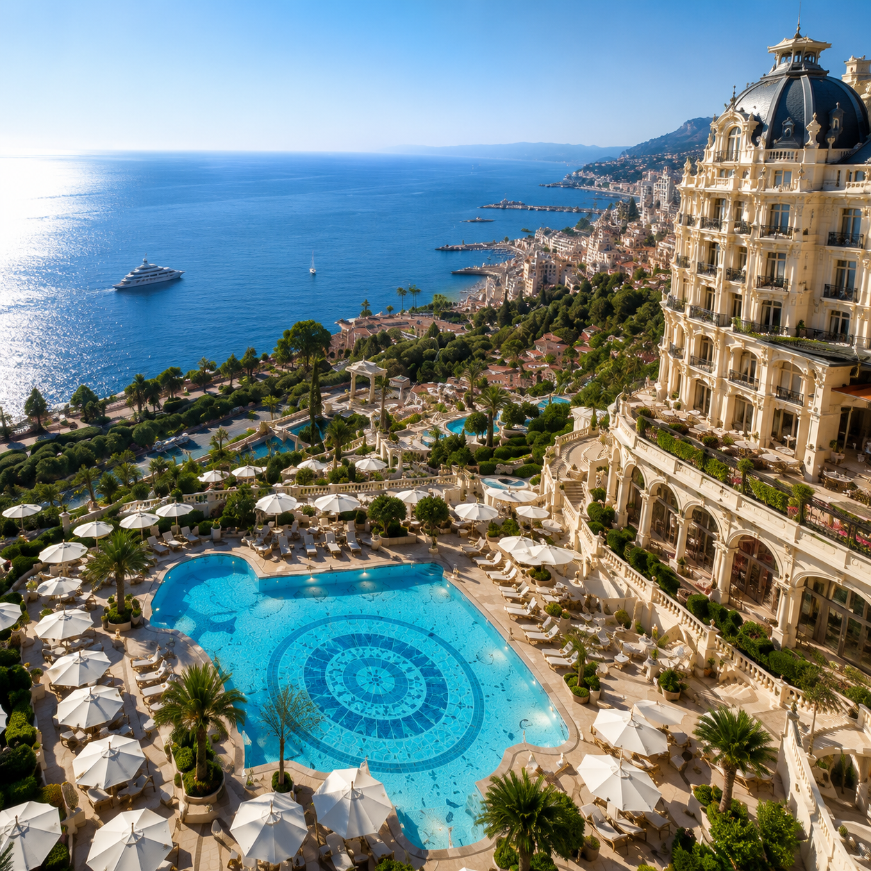 Hôtel Hermitage Monaco palace luxe