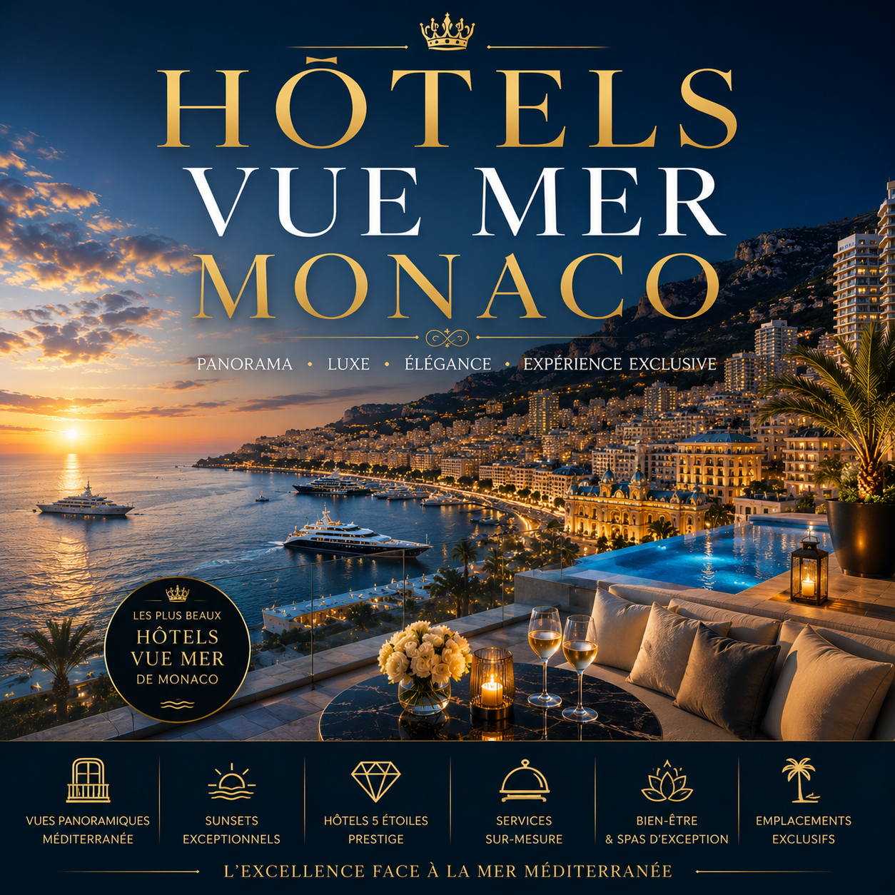 Hôtels vue mer Monaco