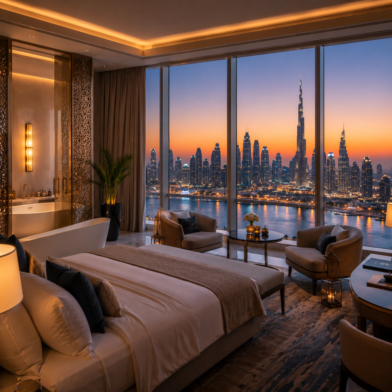 Hôtels vue skyline Émirats Arabes Unis