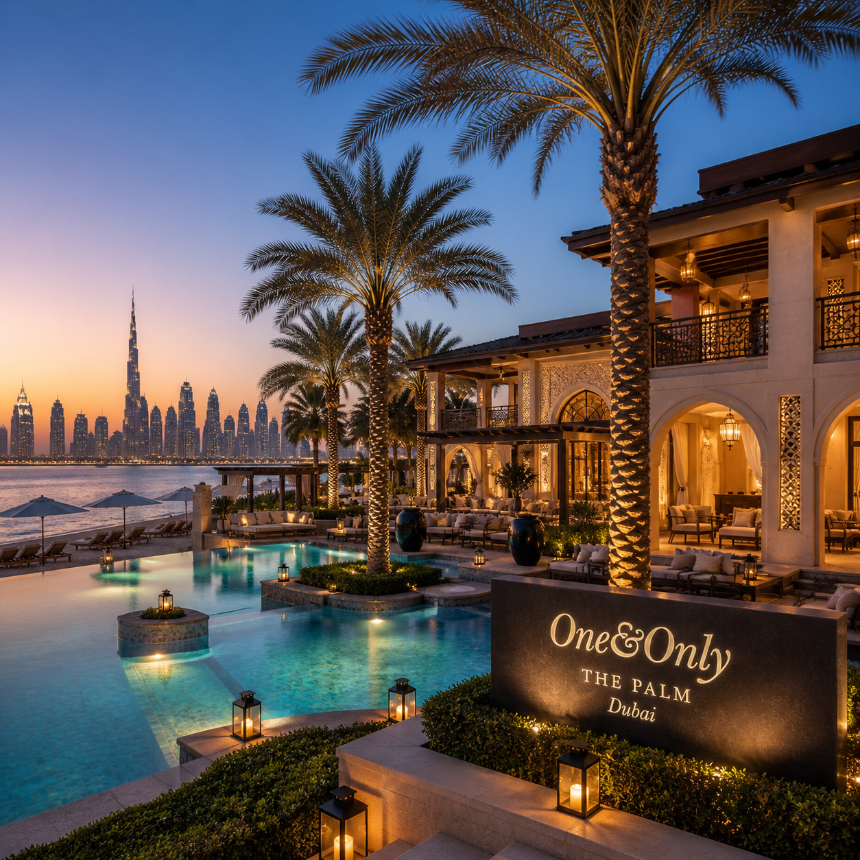 One and Only The Palm Dubaï luxe