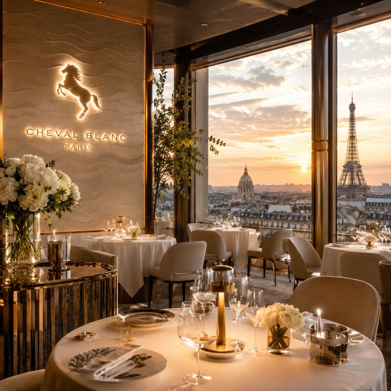 Restaurant Cheval Blanc Paris gastronomie luxe