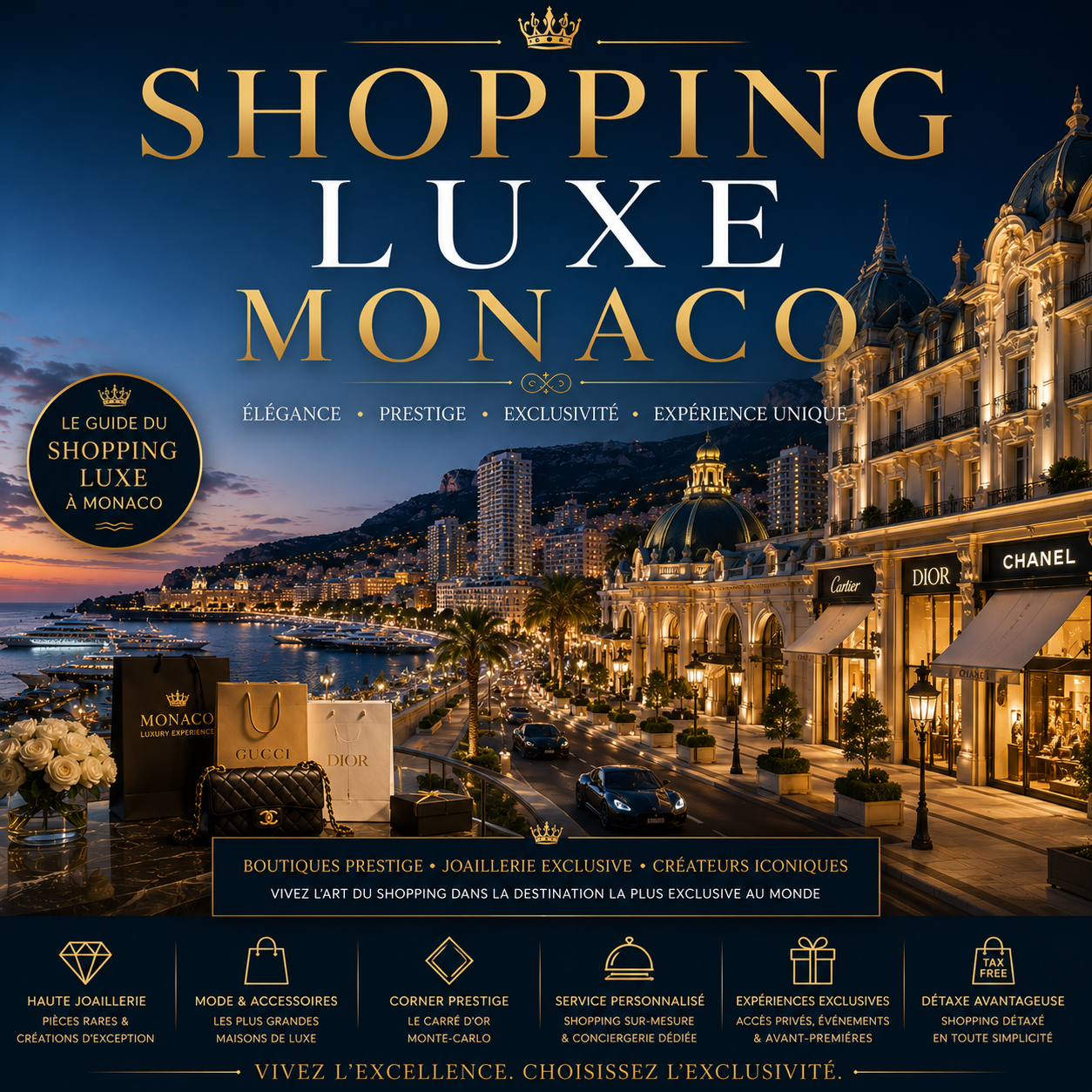 Shopping luxe Monaco guide