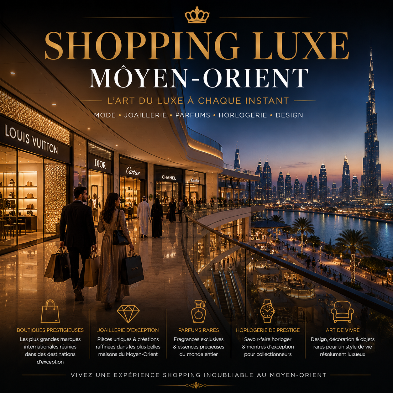 Shopping luxe Moyen-Orient guide