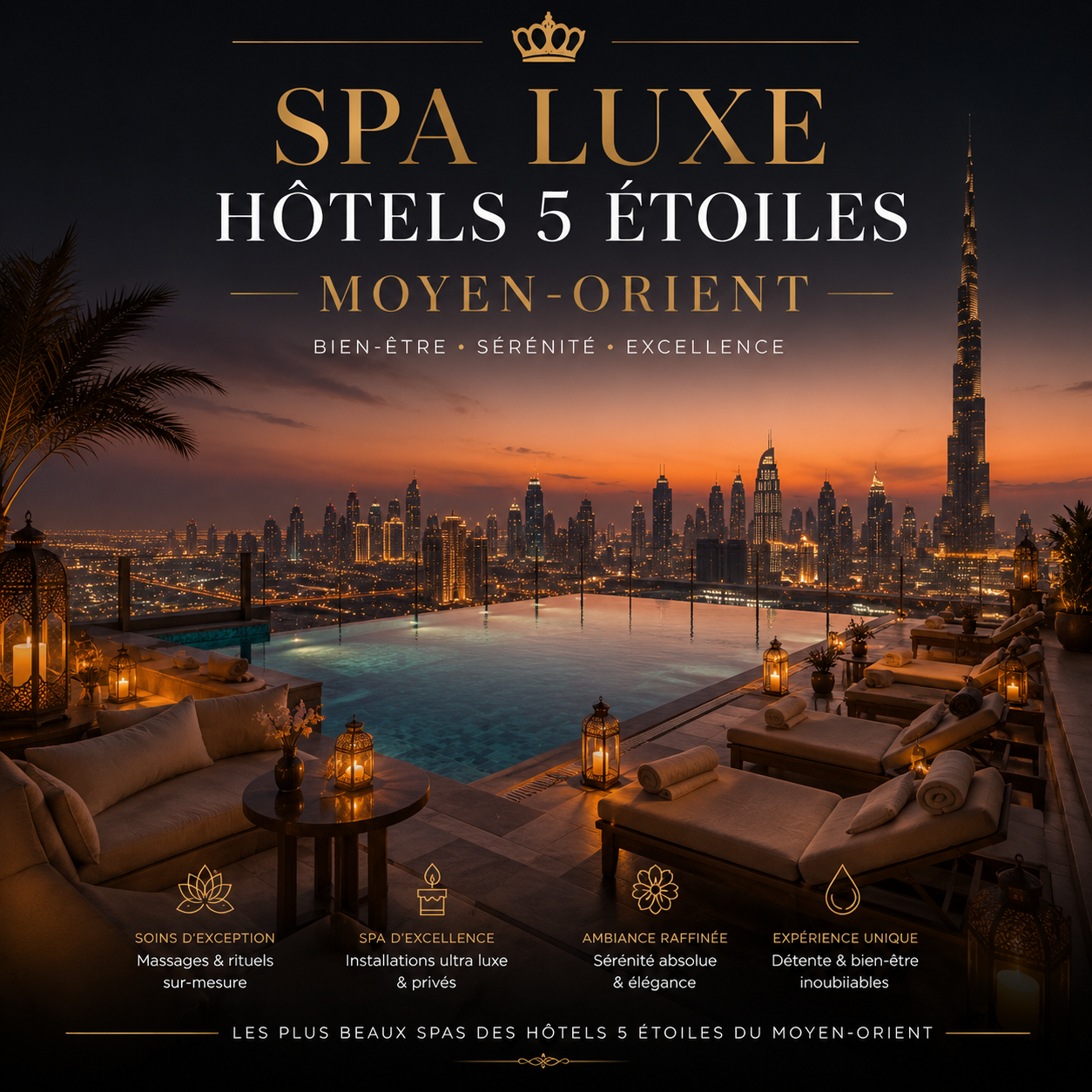 Spa luxe hôtels 5 étoiles Moyen-Orient
