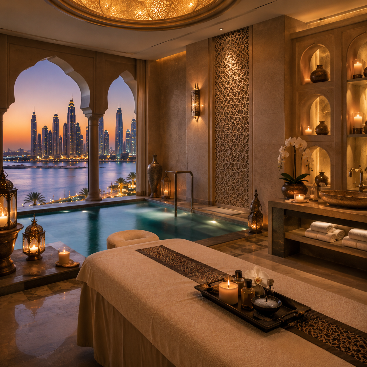 Spa luxe hôtels 5 étoiles Émirats Arabes Unis