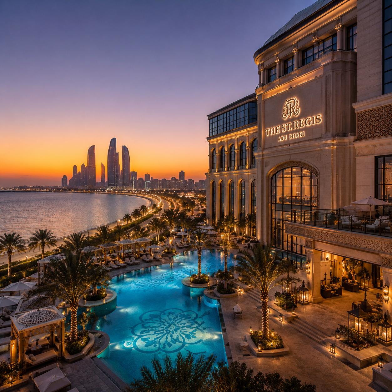 The St Regis Abu Dhabi Corniche hôtel luxe