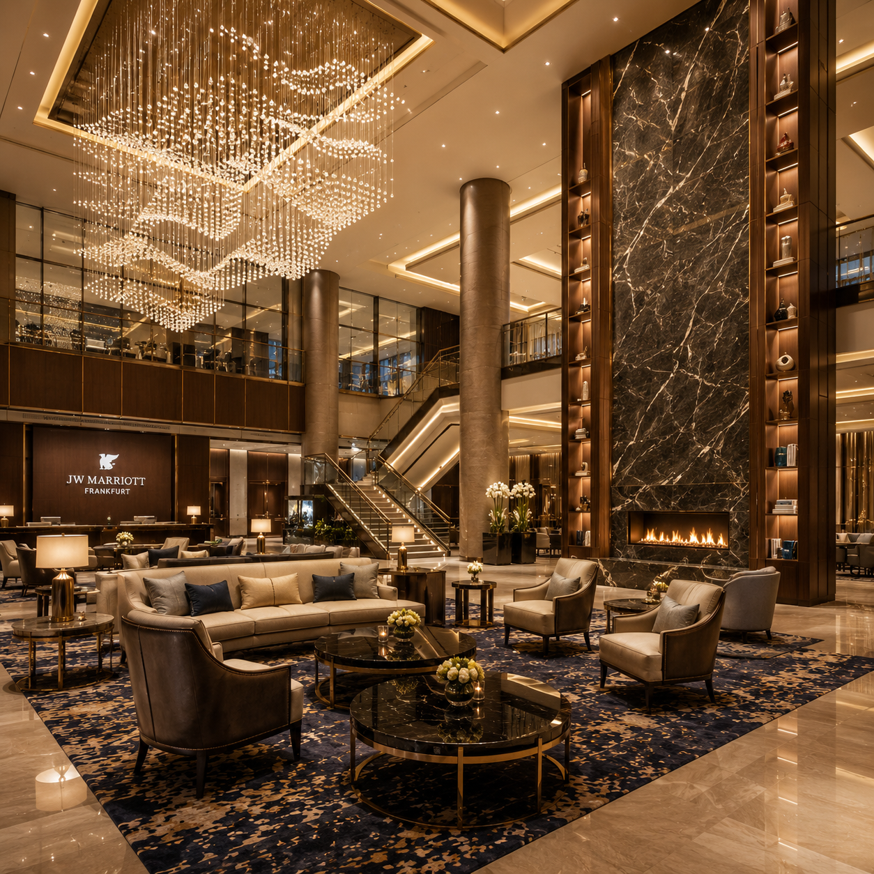 JW Marriott Hotel Frankfurt hôtel 5 étoiles de luxe à Francfort